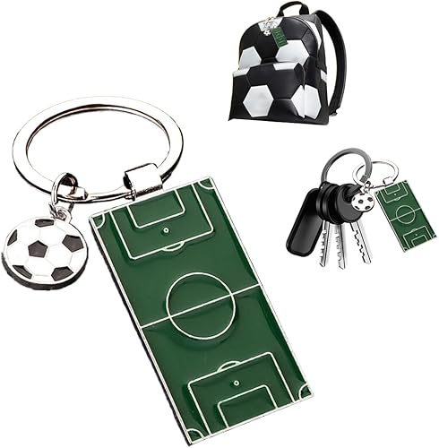 EAVUYIS Portachiavi Calcio Bambini Portachiavi Tema Calcio Portachiavi Sportivo Calcio Portachiavi Pallone Da Calcio Portachiavi Creativo Con Decorazione Calcistica Per Adulti E Bambini - Ysert