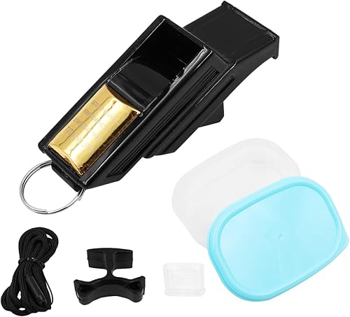 Kit Fischietto per Arbitro Professionale Fischio Sportivo Fischio da Calcio per Sopravvivenza Pallacanestro Calcio Pallavolo - Ysert