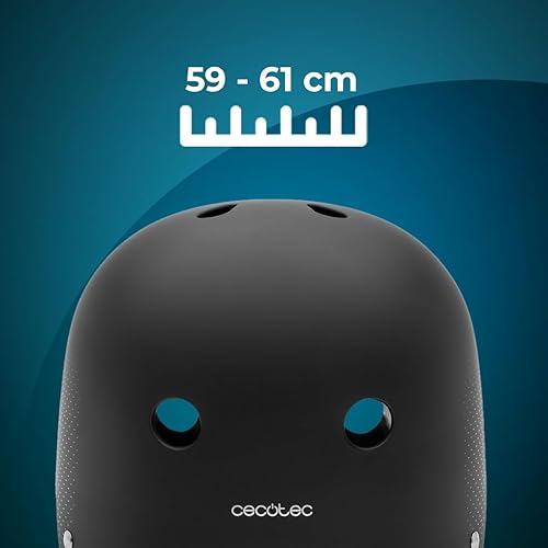 Cecotec Casco Montaña BrainGuard Sprinter, maggiore comodità, Ruota e cinghia di regolazione, Per biciclette e monopattini elettrici, Omologato - Ysert