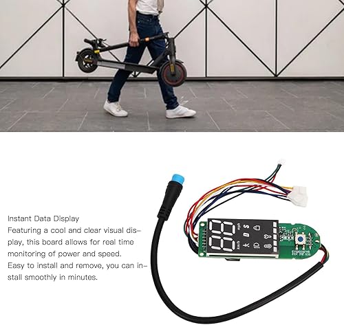 Cruscotto Scooter Elettrico per Xiaomi PRO 2, Circuito Monopattino Elettrico PCB Sostituzione Scheda Circuito Bluetooth Impermeabile 4 Fili Doppio Freno - Ysert