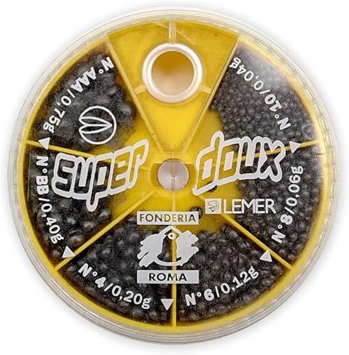 Set di 2 scatole di Piombi da Pesca, Piombo tenero Alta qualità e 1 levapiombi Pesca in Mare, Pesca acque Interne, Bolognese, Inglese, Feeder. - Ysert