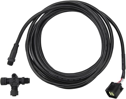 Aqxreight Cavi NMEA 2000, Cavi NMEA 2000 da 4,5 M Prestazioni Stabili IP67 Resistente All'acqua Resistente All'usura Sostituzione Ad Alta tenacità per Interfaccia Motore - Ysert