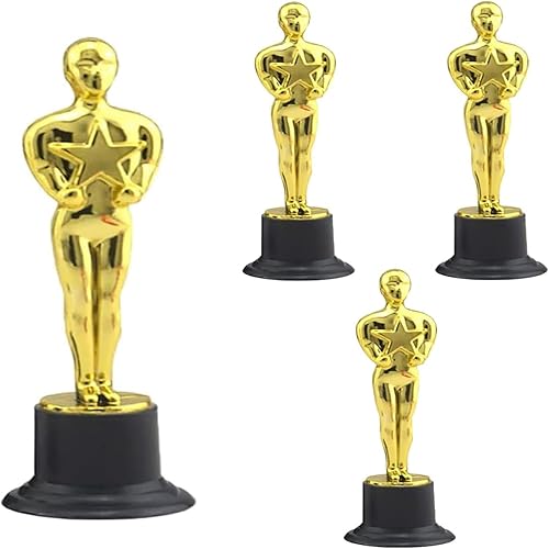 Coppa per Trofei, 4PCS Coppe e Trofei Calcio, Coppa Trofeo Bambini, Plastica Trofeo Placcata per i Premi Sportivi del Calcio e i Gala di Premiazione, per Aumentare la Coesione della Squadra - Ysert