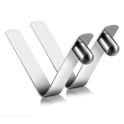 Clip a molla per palo della tenda, 6 mm, clip a molla per kayak, 8 pezzi, in acciaio inossidabile, clip a molla per tenda da campeggio, kayak, pagaia - Ysert