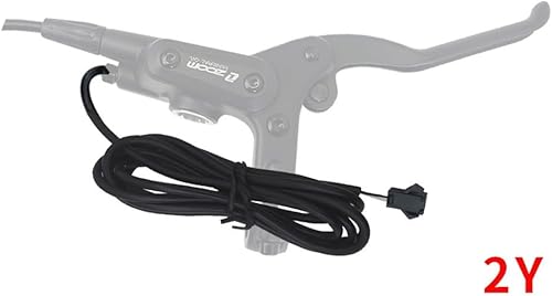 Sensore di freno magnetico per bici elettriche, con un cavo di lunghezza 30/150 cm, 2 pin, 3 pin, modello 2A, 2Y, per qualsiasi bicicletta elettrica (2 pin) - Ysert