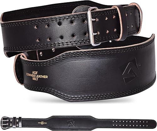 Cintura Palestra, 10,2 cm Largo Pelle bovina Cintura Uomo Donna, Cintura Powerlifting, Cintura Sollevamento Pesi, Cintura Bodybuilding Acciaio Rullo Fibbia Cintura Lombare Squat - Ysert