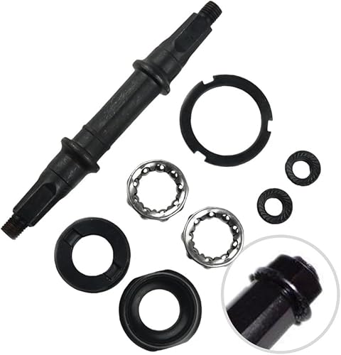 Kit asse movimento centrale per bicicletta con foro quadrato, coppe e cuscinetti - Ysert