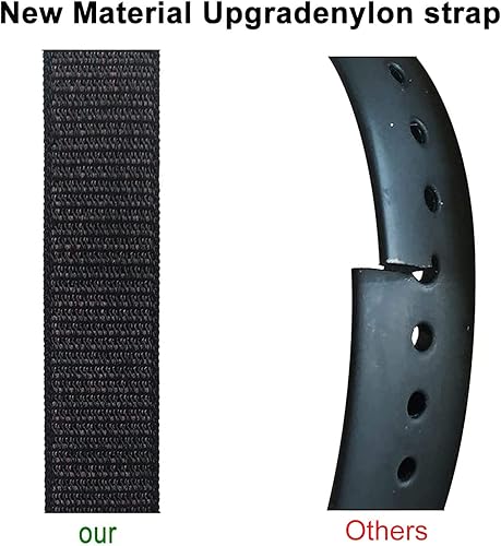 Niboow Cinturino per Xiaomi Mi Band 6/Mi Band 5/Mi Band 4/Mi Band 3/Amazfit Band 5, Nylon Regolabile Cinturini per Xiaomi Mi Band 6/Mi Band 5/Mi Band 4/Mi Band 3/Amazfit Band 5 - Ysert