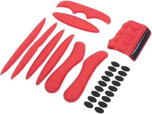 Imbottiture in Schiuma per Casco da Bici, Rivestimento Interno in Spugna per Casco da Bicicletta Protezione Comoda Sostituzione dei Cuscinetti(Inner Lining+Viscose) - Ysert