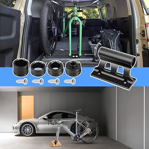 Staffa per bicicletta a sgancio rapido per bicicletta, con clip fissa, con asse a innesto, colore nero - Ysert