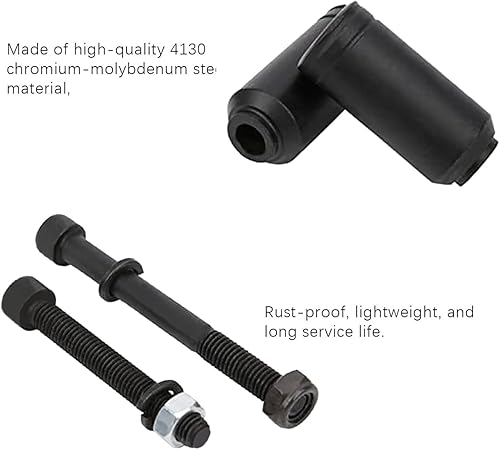 Pedale per Scooter Acrobatico,Monopattino Pioli Antiscivolo Professionali in Acciaio,con Vite/Dado/Guarnizione,Durevoli Pedali da Skateboard Accessorio per Pedali Scooter Acrobatici - Ysert