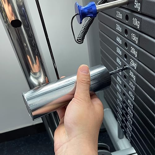 Attrezzatura da Allenamento per Uso Domestico, Perno di Sostituzione Pacco Pesi, Perno di Estensione Pacco Cavi, aggiunta di Pesi Extra ai pacchi Pesi Originali, 100 mmφ10 mm, macc - Ysert
