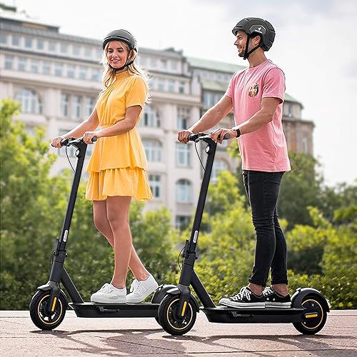Fibbia con Anello di Protezione Chiuso e Anello di Bloccaggio Interno Compatibile con Scooter Elettrico Segway Ninebot Max G30 - Ysert