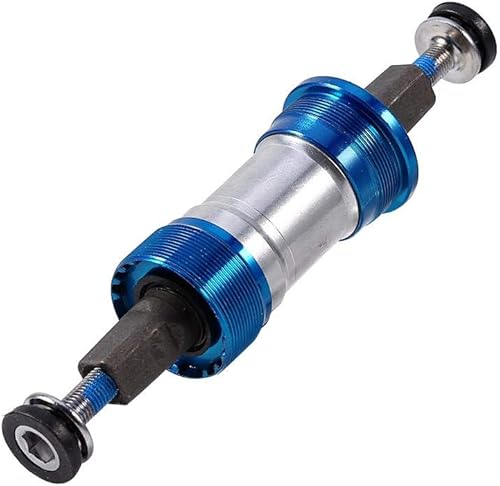 Movimento Centrale Bicicletta Movimento Centrale della Bicicletta, Movimento Centrale Conico Quadrato in Alluminio Impermeabile per Bici universali(122.5mm) - Ysert