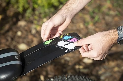 ZEFAL Kid MTB Mudguard, Set parafango per Bambino Ciclismo, Nero, 16' / 20' - Ysert