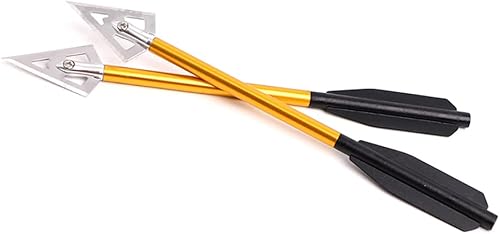 6.8 Pollici Frecce per Bulloni Balestra in Alluminio Punta d'Acciaio Punte Frecce da Caccia per 50-80 libbre Mini Balestra Tiro con L'Arco - Pesca Caccia 6/12 Pezzi - Ysert