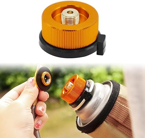 Convertitore di Gas,Adattatori per Fornelli a Gas da Campeggio,Adattatori per Fornelli a Gas,Adattatore per Fornello da Campeggio Connettore,Cartuccia Adattatore Gas,Adattatore per Cartuccia del Gas - Ysert