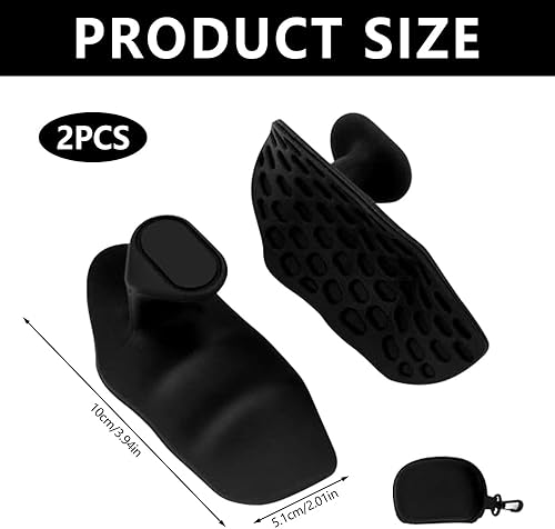 PORUPAEL 1 paio di impugnature in silicone antiscivolo – Guanti da fitness traspiranti per uomo e donna – ideali per trazioni, powerlifting e bodybuilding – protezione ergonomica per le mani - Ysert