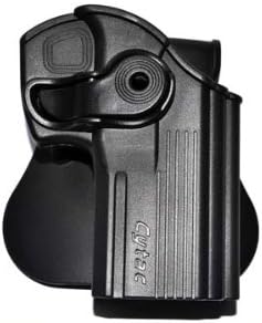 Fondina tattica nera per pistola da cintura, adatta per tutte le pistole - Ysert