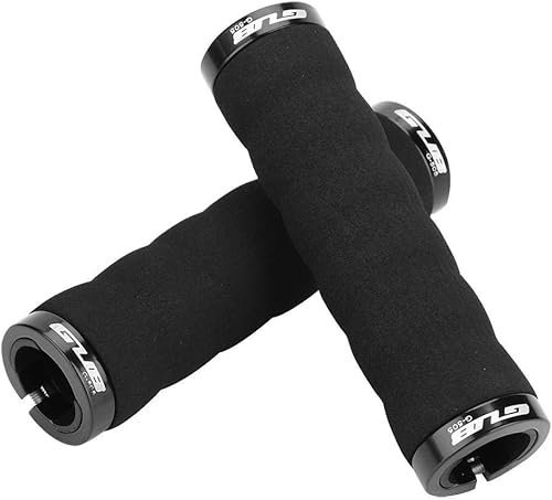 Impugnatura per Manubrio da Bici, Manopole Manubrio in Spugna Antiscivolo con Anello di Bloccaggio per Bici da Strada Mountain - Ysert
