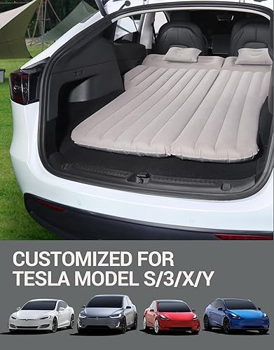 Tesla Materasso da campeggio portatile Cuscino per letto ad aria per Tesla Model 3 Model Y Model S Model X Accessori 2019 2020 2021 2022 2023 2024 Gen 2 - Ysert