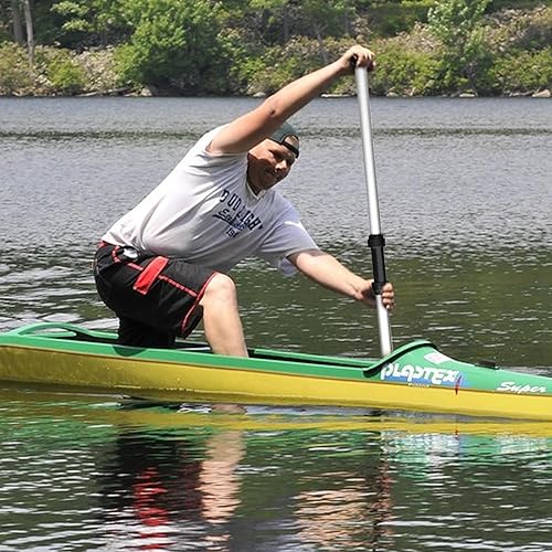 Pagaia in Alluminio per Kayak e Canoa, 1 Paio di Remi per Kayak, Remi Portatili Regolabili per Barche con Manico Antiscivolo in Lega di Alluminio per Remi gommoni gommoni - Ysert