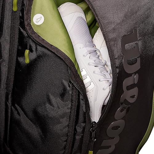 Wilson Zaino Super Tour Backpack Blade Nero/Verde 2023 - Ysert