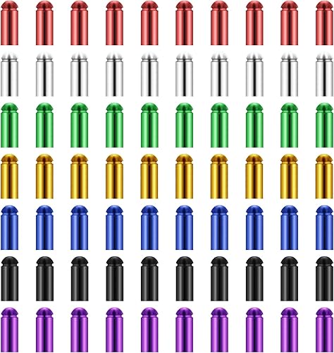 70pcs Dart Flight Wing Savers Protezioni, 7 Colori Lega di Alluminio Dart Ala Correttore Fisso 90 Gradi Professionale Competizione Dart Accessori - Ysert