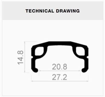 VTT RL - Ruota Posteriore per Mountain Bike, con Dado - Ysert