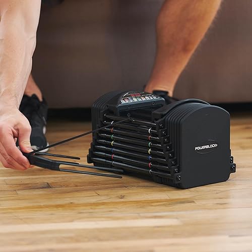 Powerblock PRO 50Set Manubri Caricabili 2.26-22.68 kg Black - Ysert