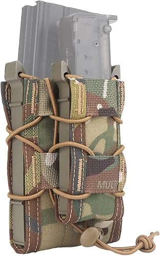 9mm / 5.56 Pouch Magazine Tactical Molle Airsoft Open Top Pistol Pistol Mag Bustes Portain Belt Belt Veloce Attacco Carrier Magazine Set - Ysert