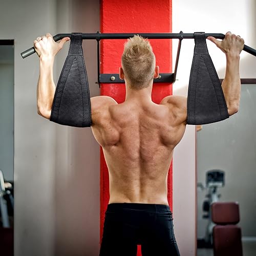 DASKING Cinghie Addominali 2, Ditta Fitness Ab Straps, Abdominal Slings da Appendere per Barra Trazioni, AB Cinghie per Allenamento Addominali, Sollevamento Gambe, Potenziamento Muscolare - Ysert