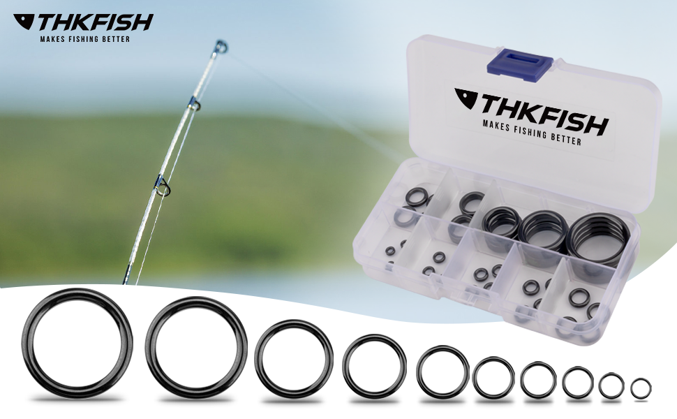 Anelli Canna da Pesca Kit Riparazione Canna da Pesca Anello Guida Canna da Pesca