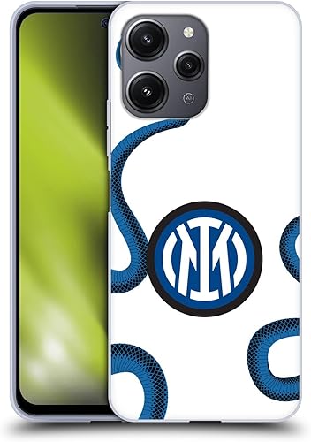 Licenza Ufficiale Inter Milan Home 2021/22 Kit Crest Custodia Cover in Morbido Gel Compatibile con Xiaomi Redmi 12 - Ysert