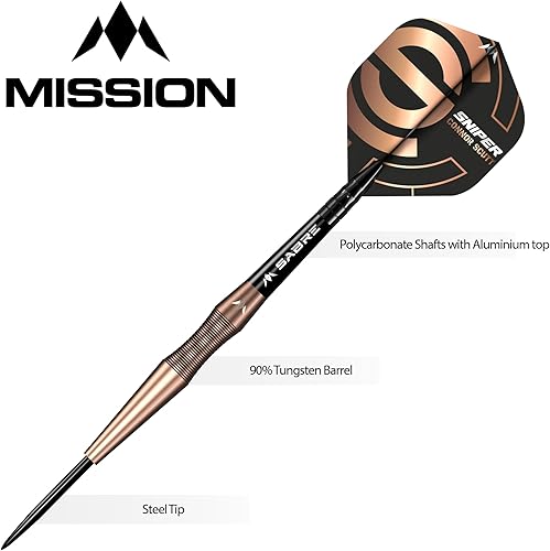 Connor Scutt V2 | Punta in acciaio | PVD bronzo | Cecchino 90% tungsteno, disponibile in pesi multipli - Ysert