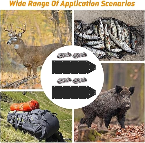 Slitta da Neve | Slitta Pesante per Trainare Cervi e Legna da Ardere | Slitta da Pesca sul Ghiaccio e Caccia | Ideale per Tirare Neve | Attrezzature da Caccia e - Ysert