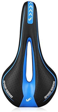 Bicicletta Sellino,Sella della Bici in Gel Adatto per Mountain Bike da Corsa(Blu) - Ysert