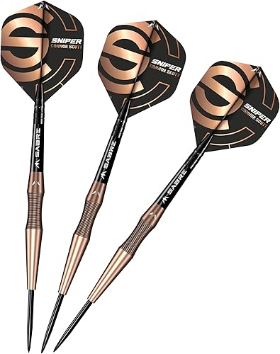 Connor Scutt V2 | Punta in acciaio | PVD bronzo | Cecchino 90% tungsteno, disponibile in pesi multipli - Ysert