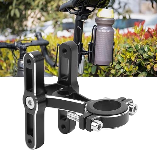 Adattatore per portaborraccia per bicicletta, rotazione di 360 gradi, portaborraccia per manubrio bici, adattatore per portaborraccia doppio Dual - Ysert