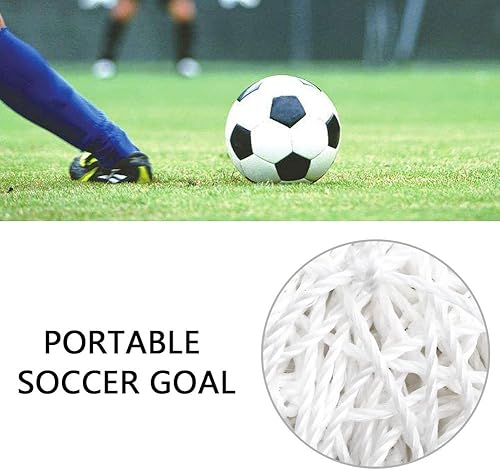 Rete da Calcio, Rete di Ricambio per Calcio Reti da Allenamento in Polietilene a Grandezza Naturale Rete da Calcio per Porte da Calcio 10x7ft 18x7ft 24x8ft - Ysert