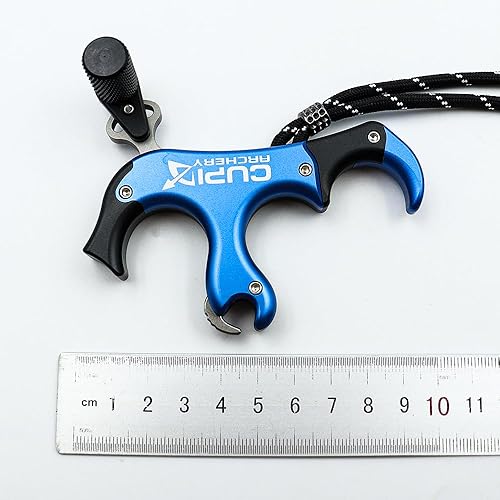 Sarini Ausili Rilascio Arco 4 Dita Pollice ruotabile 360° Lega Alluminio Arco puleggia composita - Ysert