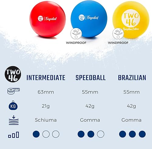 Soft-Ball per Frescobol - Perfetta per bambini e principianti che vogliono giocare a beachtennis, beach-paddle e beach-bat - Ysert