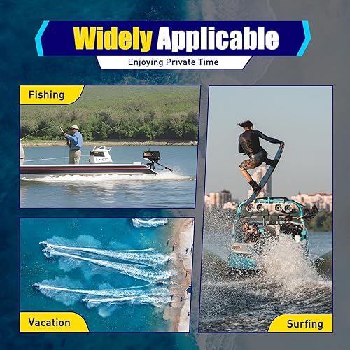 Motore fuoribordo da 3,6 CV a 2 tempi, raffreddato ad acqua, motore a benzina, gonfiabile, barche da pesca, motoscafi piccole barche - Ysert