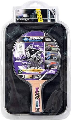 Schildkröt Set Premium da Ping Pong Legends 800, 1 Racchetta, 3 Palline 3-Stelle ITTF, Bouna Custodia per Racchetta, Set Completo di Alta Qualità, 788488 - Ysert