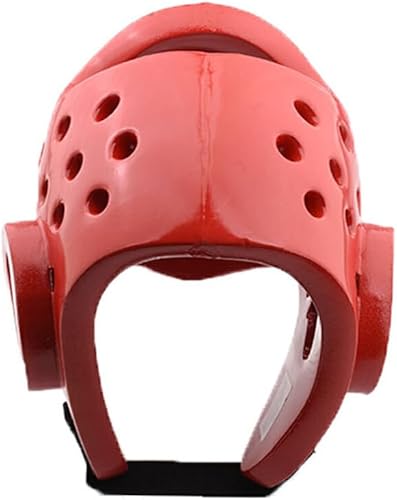 Casco professionale da Taekwondo con vestibilità regolabile e equipaggiamento protettivo da allenamento leggero per bambini adulti in PVC, Blu, M - Ysert