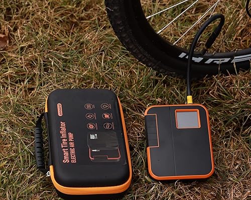 Woowind Adattatore valvola Presta e Schrader con cavo USB, applicazione per auto, bicicletta, palla 1 - Ysert