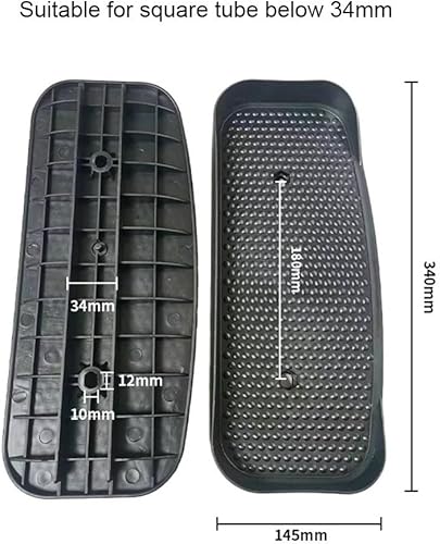 2 pedali ellittici per macchina, pedali per bici compatibili con varie attrezzature da ciclismo indoor (01) - Ysert