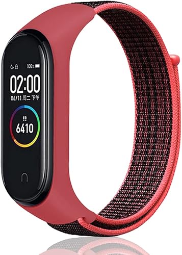 Niboow Cinturino per Xiaomi Mi Band 6/Mi Band 5/Mi Band 4/Mi Band 3/Amazfit Band 5, Nylon Regolabile Cinturini per Xiaomi Mi Band 6/Mi Band 5/Mi Band 4/Mi Band 3/Amazfit Band 5 - Ysert