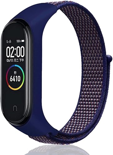 Niboow Cinturino per Xiaomi Mi Band 6/Mi Band 5/Mi Band 4/Mi Band 3/Amazfit Band 5, Nylon Regolabile Cinturini per Xiaomi Mi Band 6/Mi Band 5/Mi Band 4/Mi Band 3/Amazfit Band 5 - Ysert