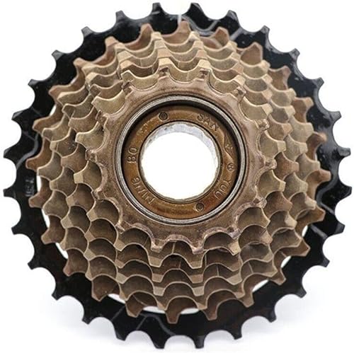 RUOTA/CERCHIO POSTERIORE 26' X 1.3/8 + RUOTA LIBERA 7 VELOCITÀ BICI ATTACCO STANDARD ALLUMINIO/ACCIAIO 26X1.3/8 OLANDA - BICICLETTA CITY BIKE - PASSEGGIO DADI DI FISSAGGIO E FLAP INCLUSI - Ysert